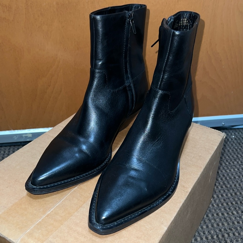 ZARA leather boots